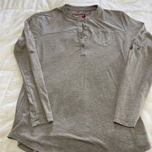 Simms Gray Men's Henley Shirt